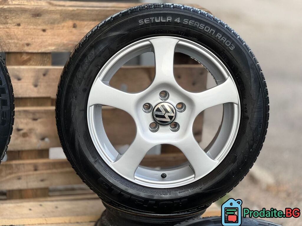 Джанти 16 5х100 със зимни гуми Barum – Golf 4, Bora, Octavia — снимка 2