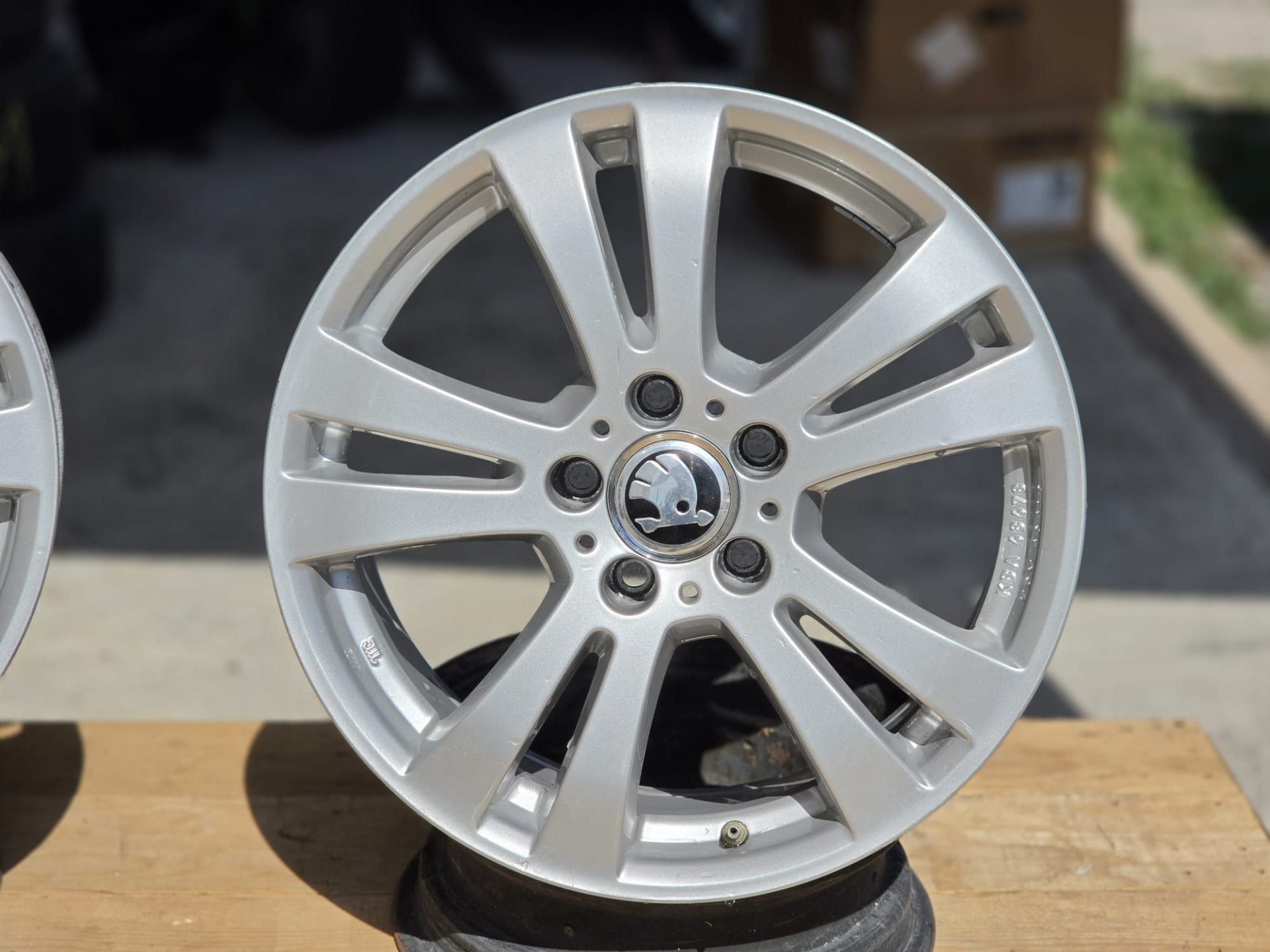 5х112 17 Джанти Лети Skoda SuperB Octavia Шкода Супърб Октавиа 5x112 — снимка 4