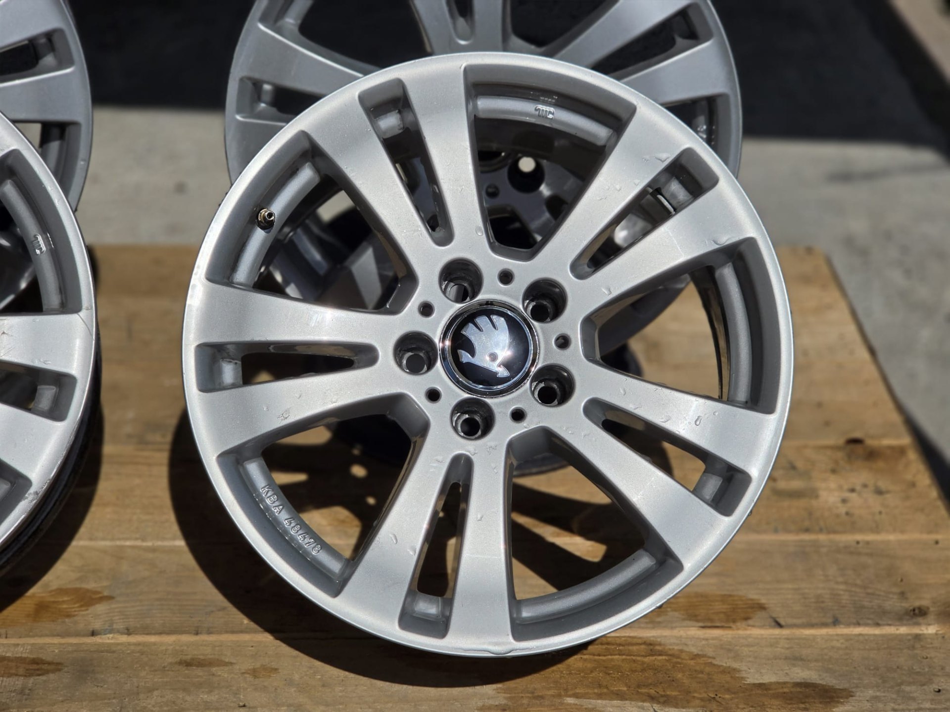 5х112 17 Джанти Лети Skoda SuperB Octavia Шкода Супърб Октавиа 5x112 — снимка 2