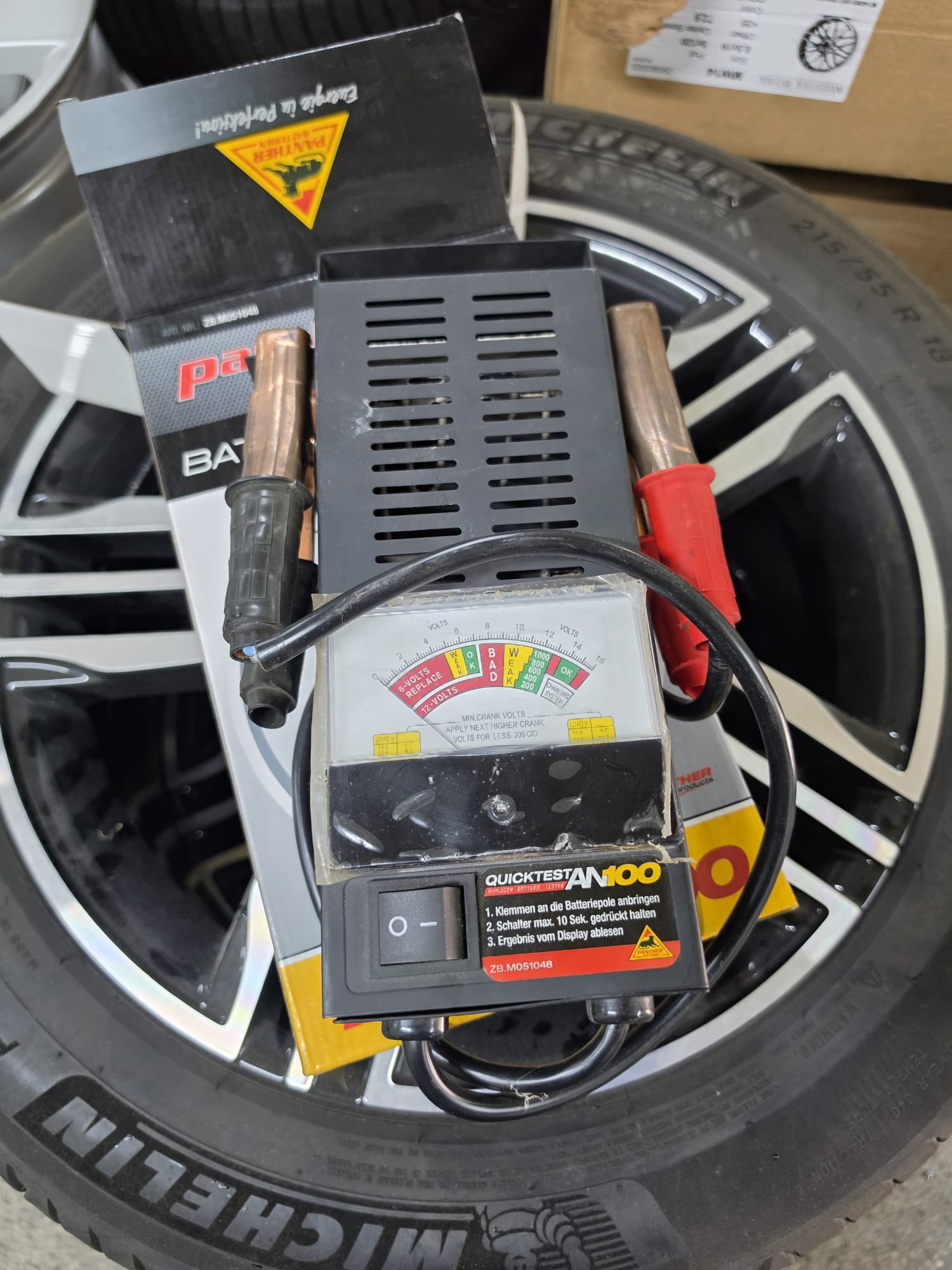 Товарна вилка за акумулатори Panther Quicktest AN100 – 6V/12V, до 200A